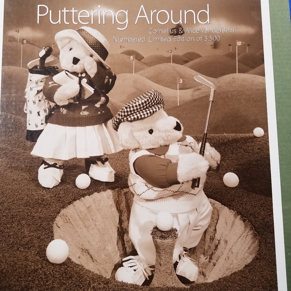 Cornelius and Alice Vanderbear "Puttering Around"